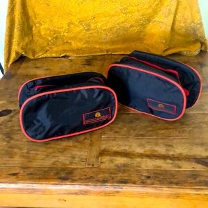 Vintage 1970’s Like New “Benson & Hedges” Black/Red Men’s Travel Bags “2”